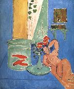 Henri Matisse Goldfish and statue oil painting reproduction